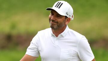 El golfista espa&ntilde;ol Sergio Garc&iacute;a, durante la primera jornada del Wells Fargo Championship en el TPC Potomac Clubhouse de Potomac, Maryland.