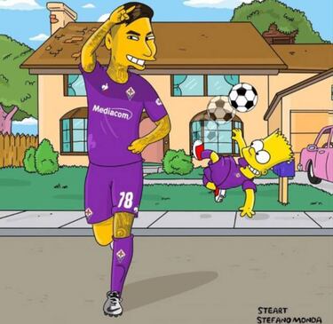 El particular retrato de Erick Pulgar que se hizo viral en redes