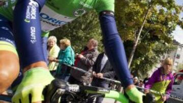 El ciclista colombiano está a 1:29 segundos del líder Aru y a 20 segundos de Dumoulin, tercero en la general.