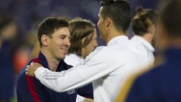 Messi felicitó personalmente a Cristiano tras el Clásico