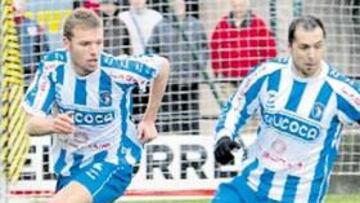 <b>ESPOLEADOS. </b>La Ponferradina está herida tras la derrota ante el Alavés B; el Barakaldo, su próximo rival.