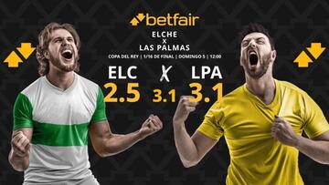 Elche CF vs. UD Las Palmas: horario, dónde ver, pronósticos y cuadro