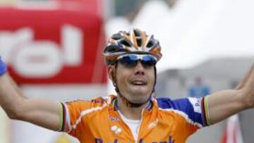 <b>LÍDER.</b> Óscar Freire encabeza la lista de la selección española para el Mundial de Varese, donde no estará Carlos Sastre.