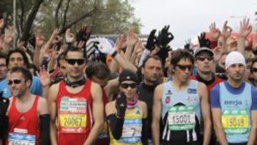 El Rock&#039;n Roll Marat&oacute;n de Madrid ha comenzado a las 9.00 horas con un homenaje a las v&iacute;ctimas de los atentados del pasado d&iacute;a 15 en Boston y un gui&ntilde;o al COI.