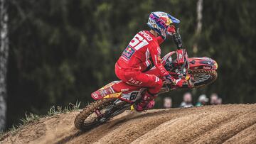 Jorge Prado, con la GasGas.