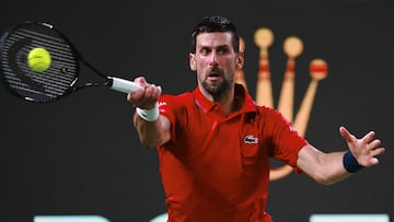 Novak Djokovic, contra Valentin Vacherot en Shanghái.