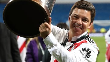 El entrenador argentino nunca ha sido cesado durante su carrera. Ha entrenado al Nacional de Montevideo y actualmente al River Plate.