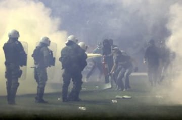 Suspendido el Panathinaikos-Olympiacos antes de empezar