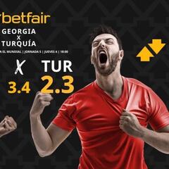Georgia vs. Turquía: horario, dónde ver, pronósticos y clasificación