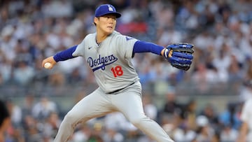 The Japanese pitcher for the Los Angeles Dodgers continues to recover from his injury on June 16, when he strained his rotator cuff.