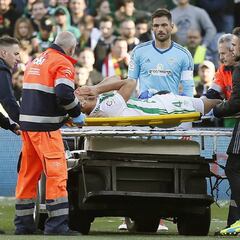 Feddal se rompe el tendón
de Aquiles: seis meses de baja