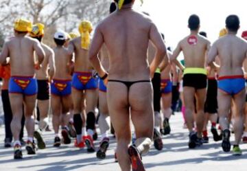 La Half-Naked Marathon es una iniciativa para reivindicar una mayor concienciación con el medio ambiente en Beijing.