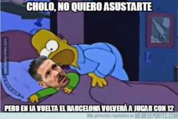 Los mejores memes del partido de Champions entre Barcelona y Atlético