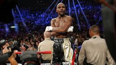 Floyd Mayweather, tras derrotar a Manny Pacquiao.