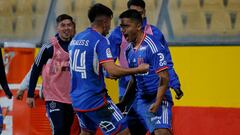 La U festeja ante Colo Colo