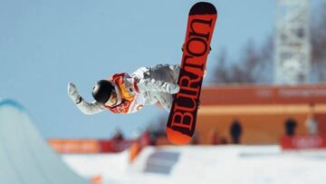 Kelly Clark en Pyeongchang 2018.