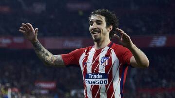 Vrsaljko jugando con el Atlético