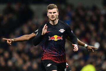 Handy in front of goal | RB Leipzig's German striker Timo Werner.