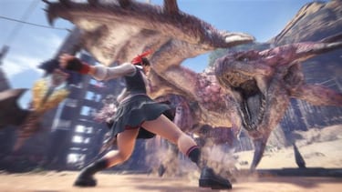 Sakura, de Street Fighter, llegará a Monster Hunter World