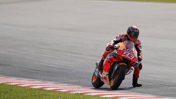 El hombro de M¨¢rquez da m¨¢s guerra este a?o en Sepang