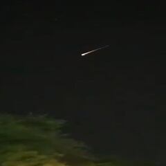 Un meteorito sobrevuela Madrid