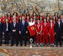 El recibimiento de la Reina Letizia a las campeonas Sub-17