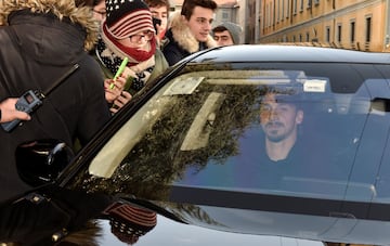 Ibrahimovic arrives in Milan: photogallery