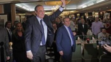 El presidente del Real Madrid Florentino Pérez.