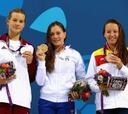 La nadadora Marina Castro,
2º bronce en 1.500 metros