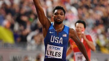 Noah Lyles, atleta estadounidense.