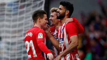 Simeone puede utillizar el tridente como alternativa