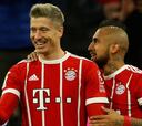 El Bayern supera al Augsburgo con un doblete de Lewandowski