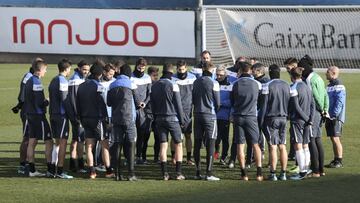Quique no estuvo ayer sobre el césped en los 15 minutos abiertos para la prensa. Tampoco los jugadores lo vieron el viernes.