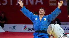 Tristani Mosakhlishvili en el Mundial de 2024.