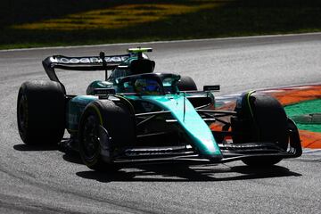 Fernando Alonso durante el Gran Premio de Italia de Fórmula 1.