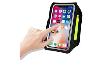 El brazalete de mvil para correr compatible con iPhone y Android