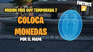 &iquest;D&oacute;nde est&aacute;n las monedas para colocar en Fortnite Temporada 7?