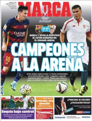 Portadas de la prensa deportiva