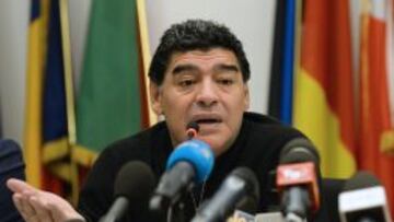 CR&Iacute;TICO. A Maradona no le gust&oacute; nada el juego de Argentina ante Suiza. 