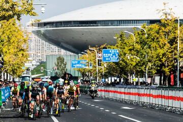 Ciclistas durante el Tour de France celebrado en el pa¨ªs asi¨¢tico.
