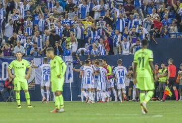 Leganés-Barcelona (2-1). 
Lección de coraje y fe de un Leganés que se comió a los blaugrana por actitud y fútbol. Coutinho hizo el 0-1 pero remontaron El Zhar y Óscar.