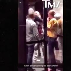 Justin Bieber es derribado en una pelea en Cleveland