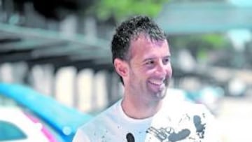 <b>VUELVE A ARAGÓN. </b>Doblas, en la Ciudad Deportiva del Zaragoza.