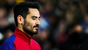 Ilkay Gündogan durante su etapa como jugador del FC Barcelona.