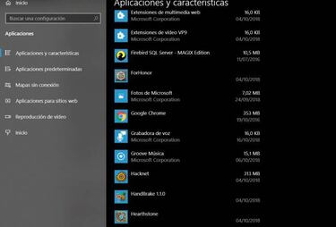 Adiós a las apps preinstaladas de Windows 10