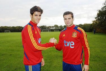 Dos del Madrid en la Sub-21 mil días después: Morata y Nacho