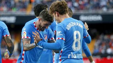 De Paul y Griezmann, del Atlético de Madrid