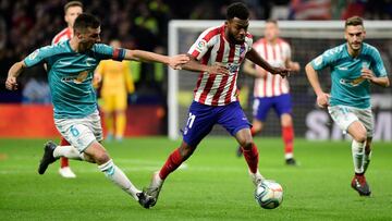 Lemar, ante Osasuna. 