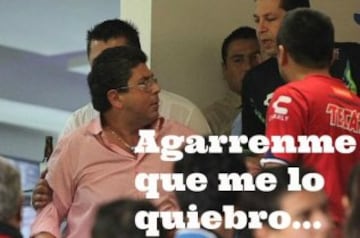 Luego del conflicto entre el dueño del Veracruz y el titular de la Comisión de Arbitraje, las imágenes más divertidas ya recorren las redes sociales. ¡A reír!