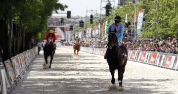 Las carreras de caballos regresan a la Castellana